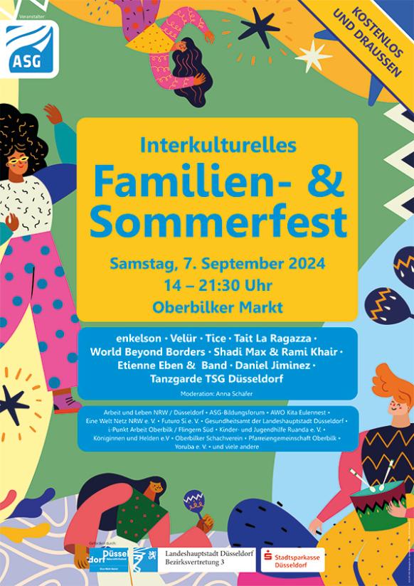 2024 Plakat - Interkulturelles Familien- & Sommerfest